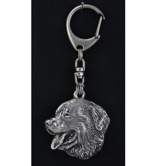 Bouvier bernois porte-clés en argent massif Art-Dog